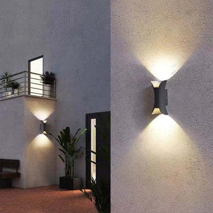 Noxel Curved Outdoor Wall Mounted Led Lamp – alternative view 4