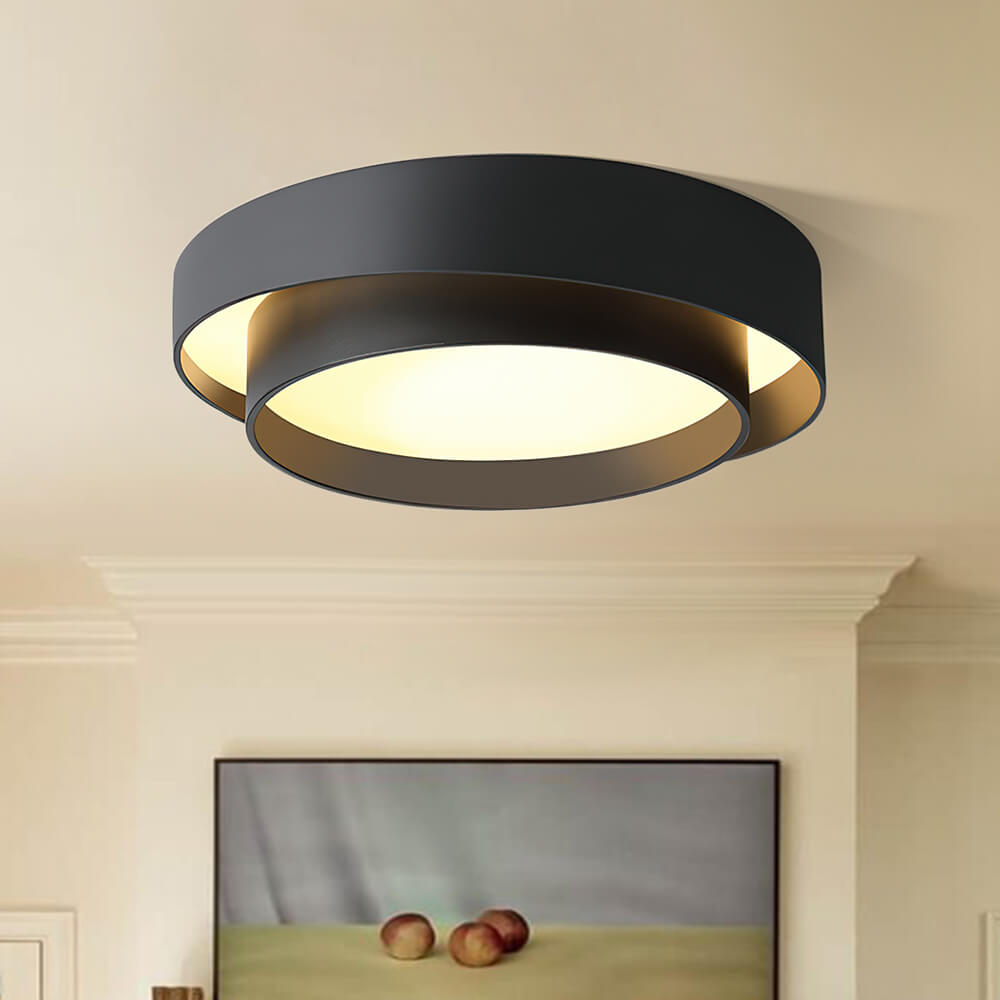 Creative Concentric Circle Led Ceiling Light – alternative view 5