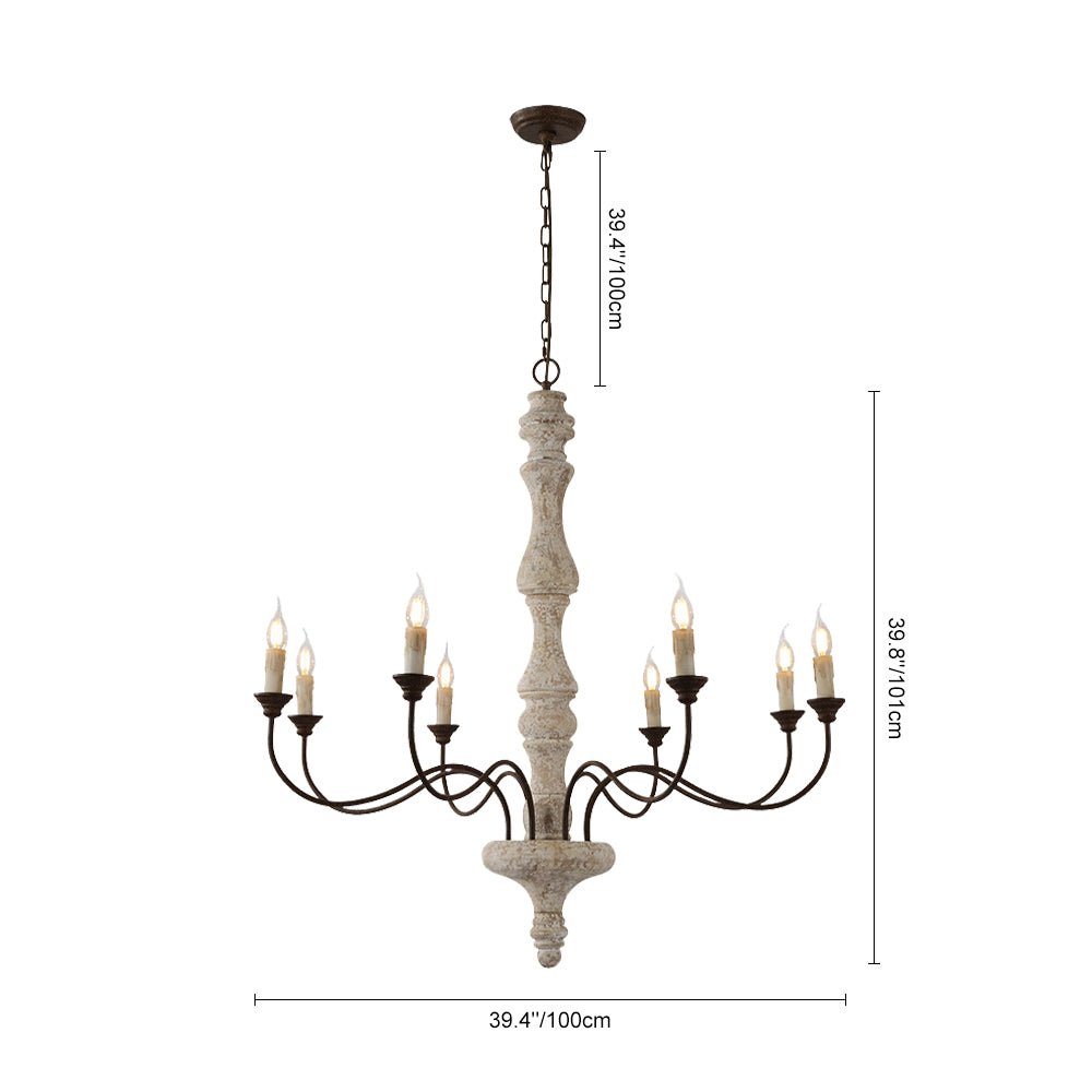 Farmhouse 5-Light Candle Style Chandelier – alternative view 8