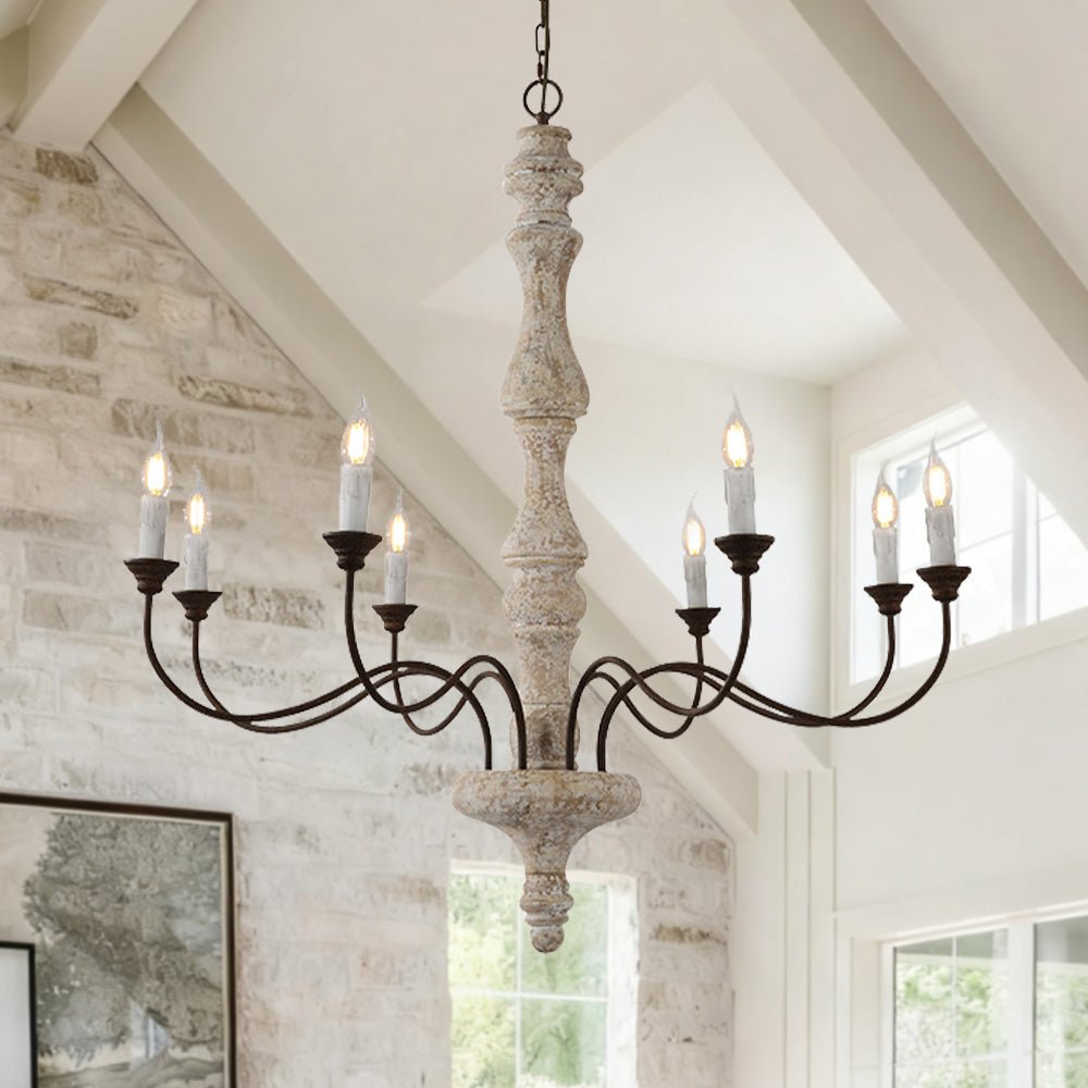 Farmhouse 5-Light Candle Style Chandelier – alternative view 4