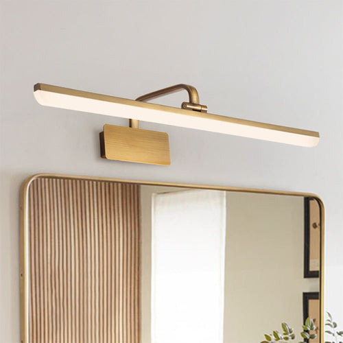 Modern Led Bath Bar Armed Bathroom Vanity Light In Gold – Everden Living