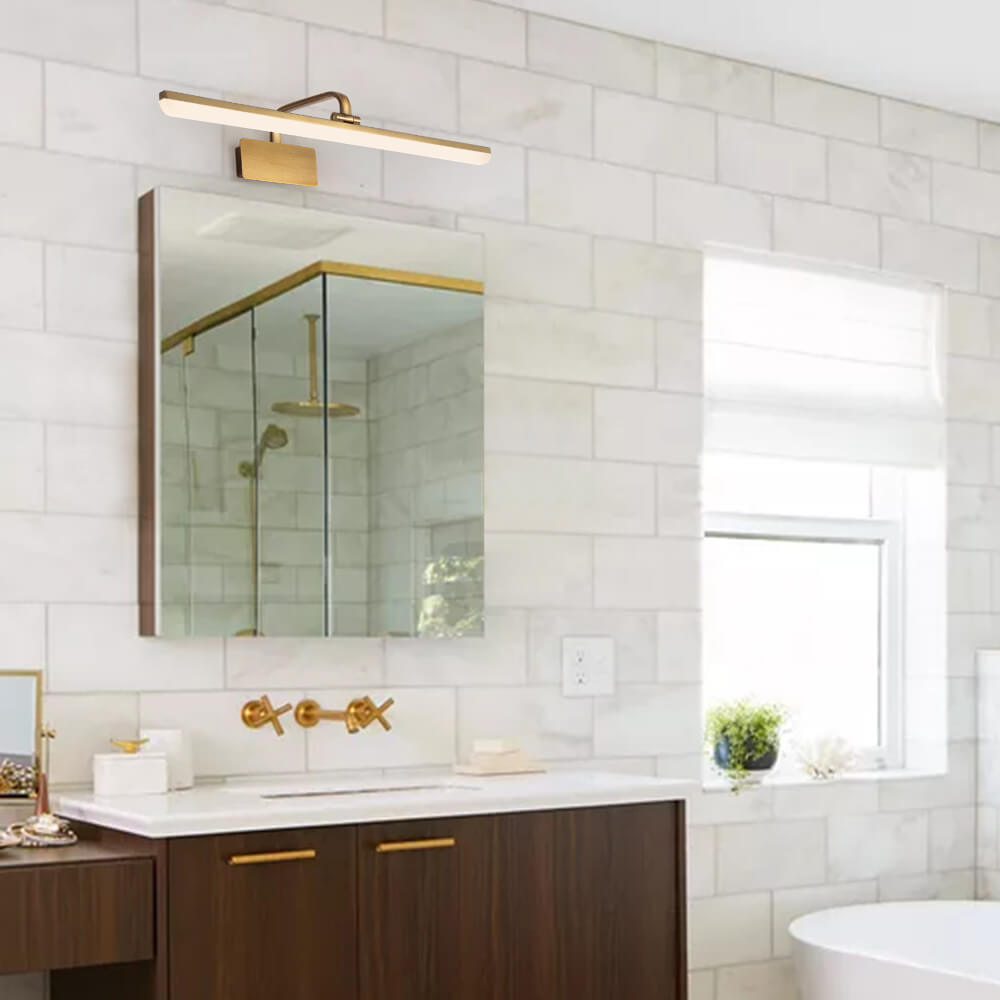 Modern Led Bath Bar Armed Bathroom Vanity Light In Gold – alternative view 5