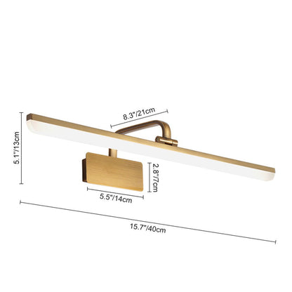 Modern Led Bath Bar Armed Bathroom Vanity Light In Gold – alternative view 8