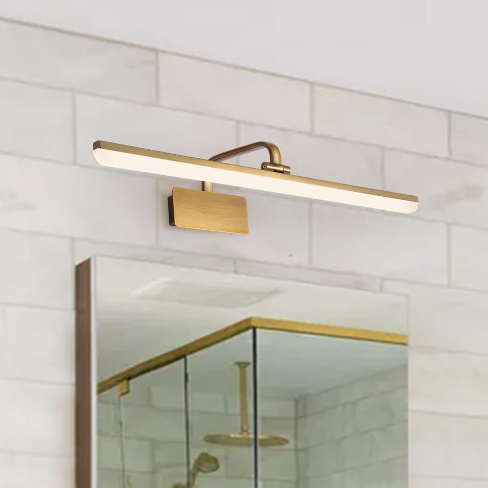Modern Led Bath Bar Armed Bathroom Vanity Light In Gold – alternative view 4